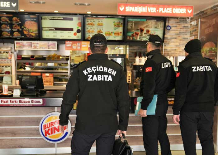 Keçiören Belediyesi Zabıta ekiplerinden sıfır atık ve bitkisel yağ denetimi