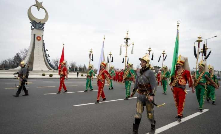 Cumhurbaşkanlığı Külliyesi'nde Ramazan Alayı düzenlendi