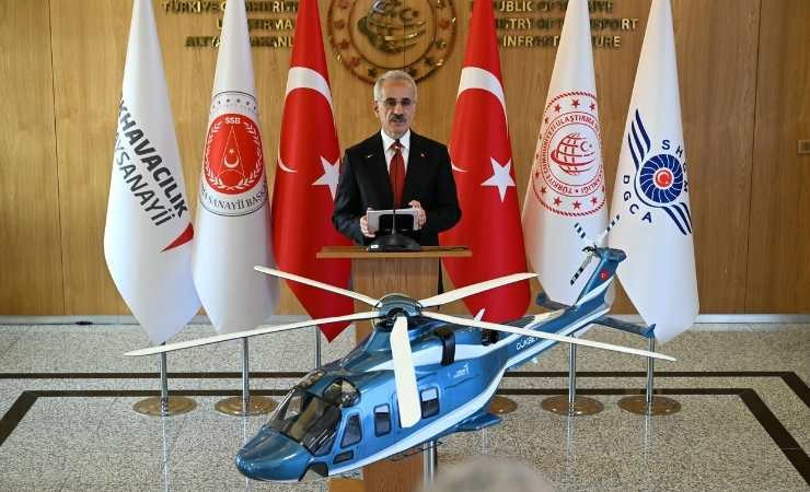 Türkiye'nin yerli ve milli helikopteri GÖKBEY için sertifika töreni yapıldı
