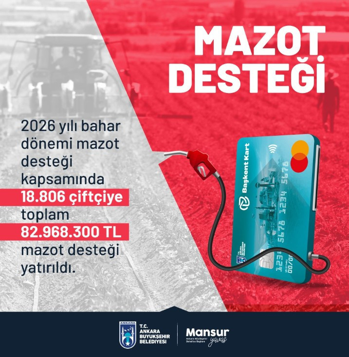 ABB'den 18 binden fazla çiftçiye bayram öncesi mazot desteği!