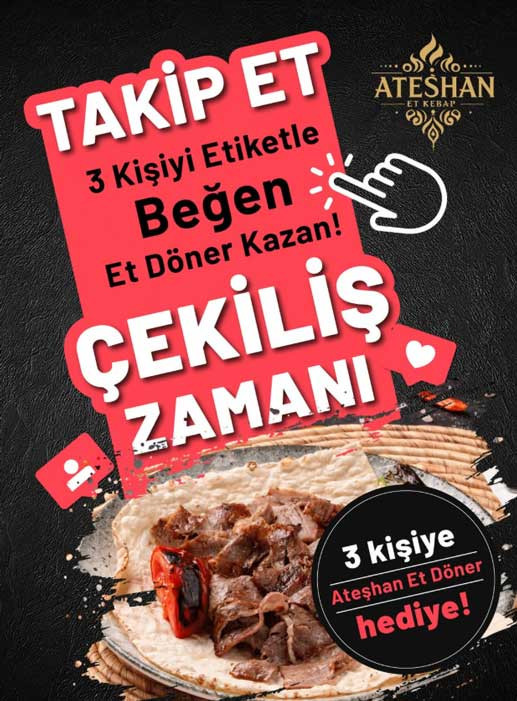 Ankara'da bedava et döner yeme fırsatı: 20 Nisan son!