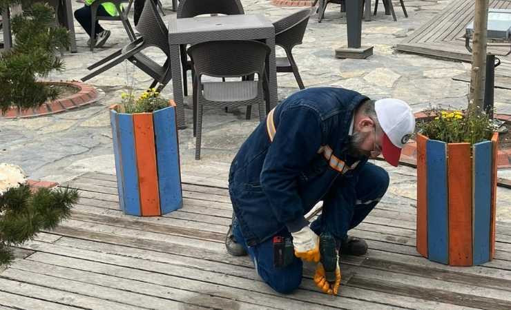 Pursaklar Belediyesi'nden Endemik Vadi'de bakım ve onarım çalışması