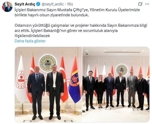 ASO'dan, Bakan Çiftçi'ye hayırlı olsun ziyareti