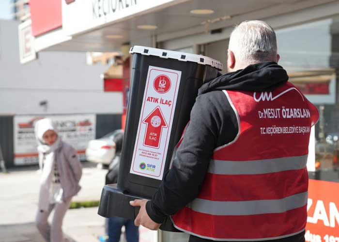 Keçiören Belediyesinden çevre için yeni adım: Atık İlaç Toplama Kutuları!