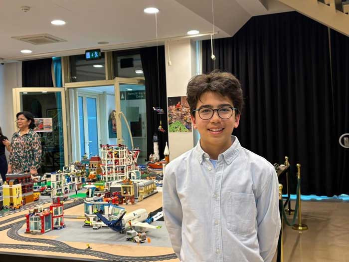 Ortaokul öğrencisinin lego şehri Ankara'daki müzede sergilenmeye başladı