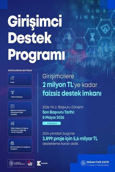 Sanayi Bakanı Kacır: "2 milyon liraya kadar destek sunuyoruz"
