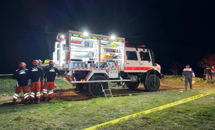 Sincan Temelli'de kaza kırıma uğrayan helikopterde teknik inceleme yapılıyor