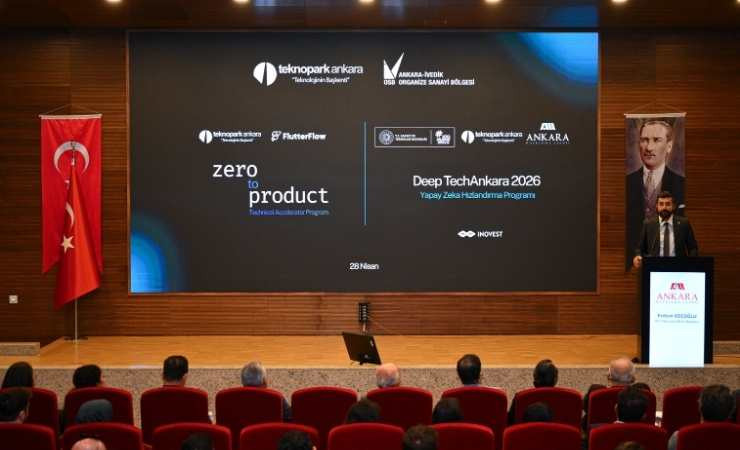 Teknopark Ankara'da yapay zeka girişimcileri yatırımcılarla bir araya getirildi