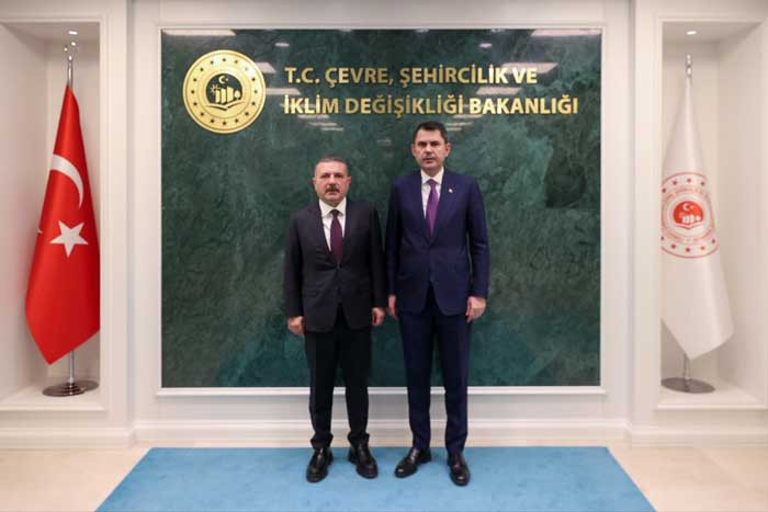 Sincan Belediye Başkanı Murat Ercan, Bakan Kurum ile bir araya geldi
