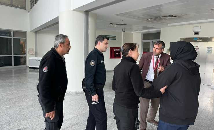 Polatlı Duatepe Devlet Hastanesi’nde "Pembe Kod" tatbikatı gerçekleştirildi