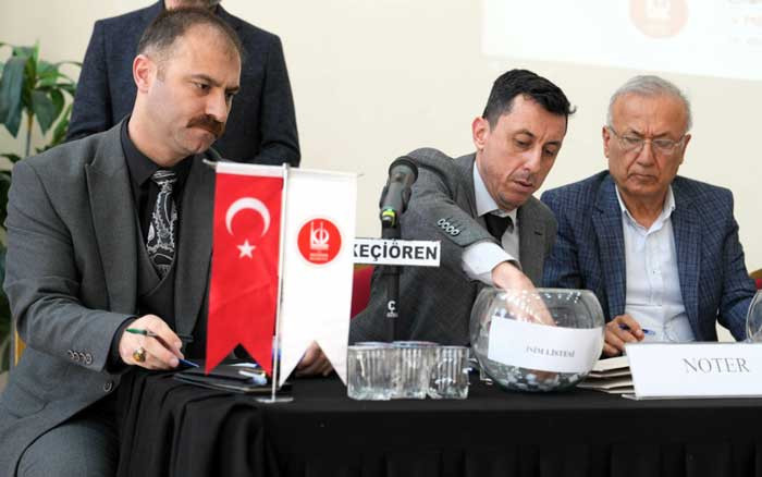 Keçiören Belediyesi kurban satış alanlarını noter huzurunda kura ile belirledi