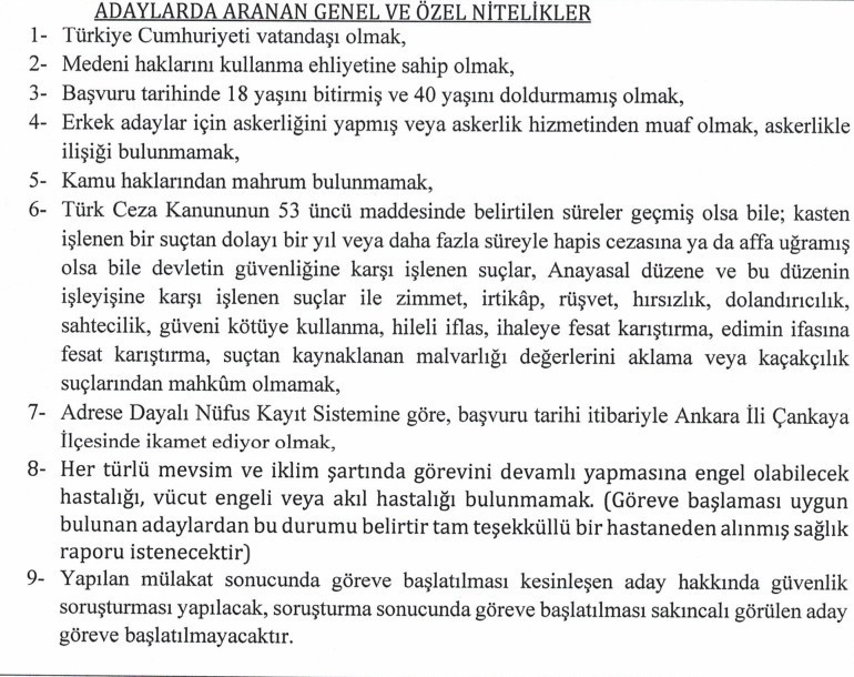 Çankaya Sosyal Yardımlaşma ve Dayanışma Vakfına geçici işçi alınıyor!