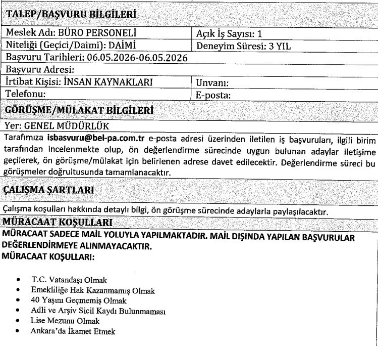 ABB'nin şirketine 5 farklı meslekte daimi personel alımı yapılacak! - Resim : 2
