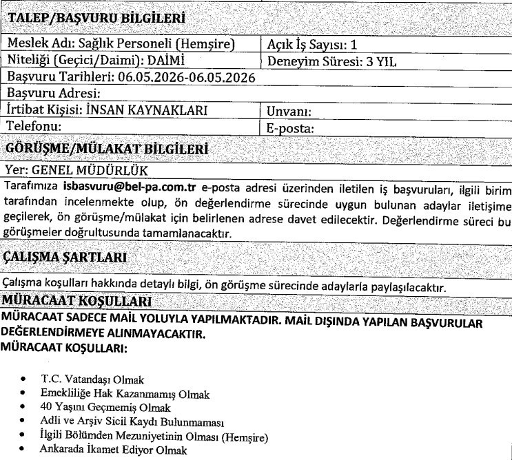 ABB'nin şirketine 5 farklı meslekte daimi personel alımı yapılacak! - Resim : 5