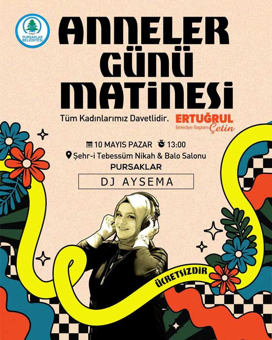 Pursaklar Belediyesi'nden ücretsiz 10 Mayıs Anneler Günü matinesi!