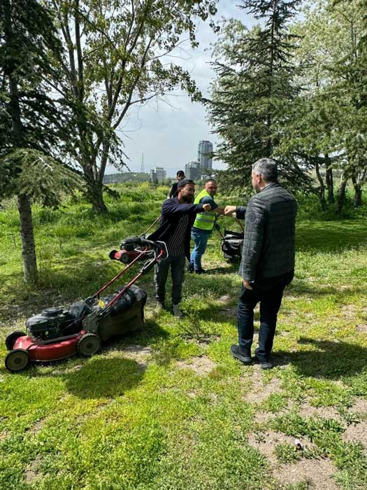 Pursaklar Belediyesinde yaz aylarına hazırlık başladı