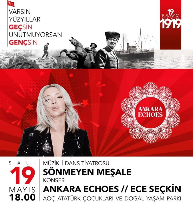 Ankara'ya 19 Mayıs'ta yıldız yağmuru: İşte ücretsiz konserler!