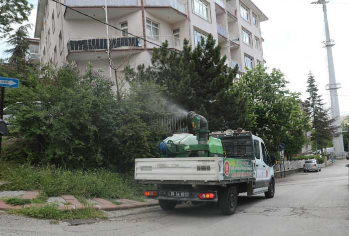 Keçiören Belediyesi yaz öncesi ilaçlama seferberliği başlattı - Resim : 4