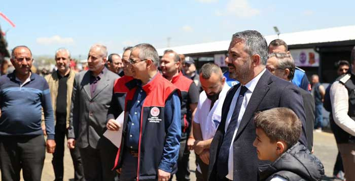 Pursaklar Belediyesi, Kurban Bayramı öncesi kesim provası yaptı - Resim : 3