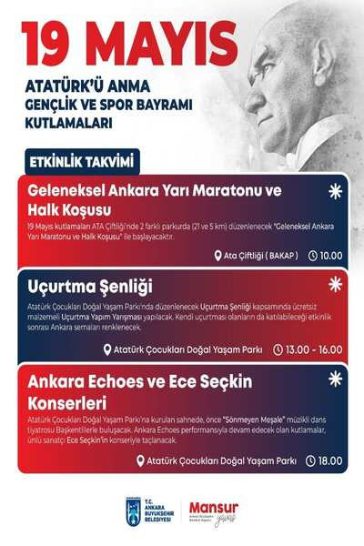 Mansur Yavaş, Ankaralıları 19 Mayıs etkinliklerine davet etti