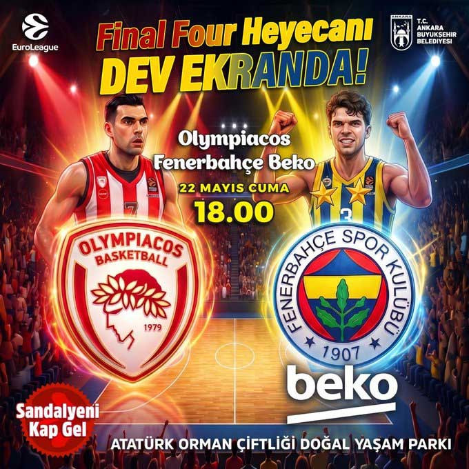 ABB, EuroLeague Final Four maçını dev ekranda yayımlayacak!