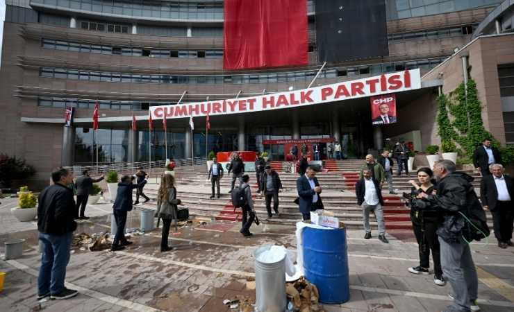 CHP Genel Merkezi önündeki olaylarla ilgili soruşturma başlatıldı