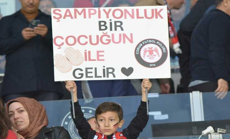 Süper Lig'e yükselen son takım Çorum FK oldu