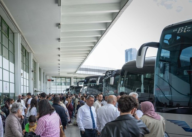 Kurban Bayramı tatilinin ardından AŞTİ’de yoğunluk oluştu...