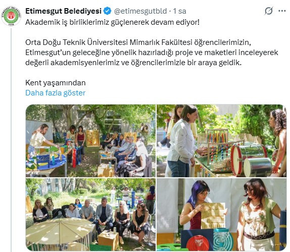 Etimesgut Belediyesi ile ODTÜ arasında akademik iş birliği güçleniyor!