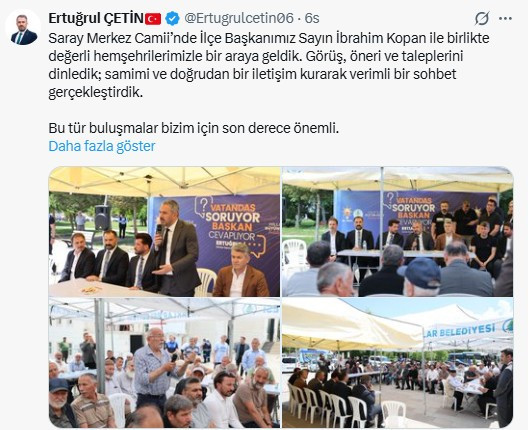 Vatandaş sordu, Pursaklar Belediye Başkanı Ertuğrul Çetin yanıtladı
