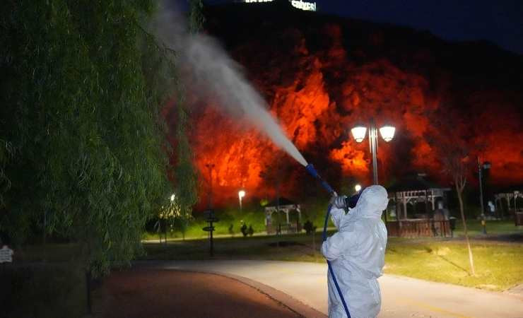 Keçiören Belediyesi 7/24 eş zamanlı ilaçlama seferberliği başlattı