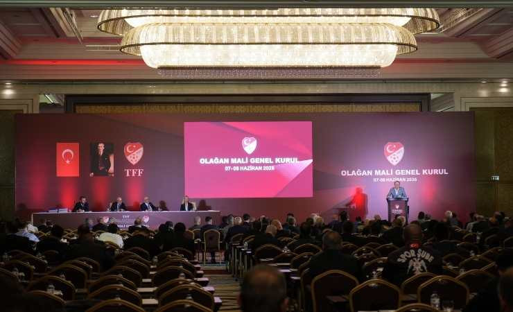 TFF'nin Olağan Mali Genel Kurulu Ankara'da yapıldı