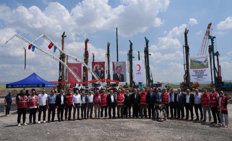 Çubuk'ta kurulacak Türk Kızılay Protürk Plazma İlaç Tesisi'nin temeli atıldı