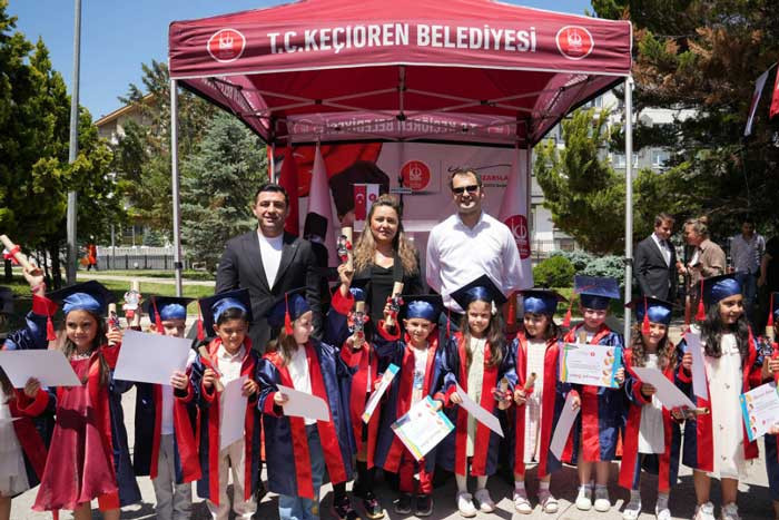 Keçiören Belediyesi Çocuk Gelişim Merkezlerinde mezuniyet coşkusu yaşandı