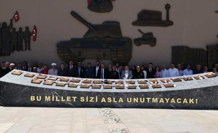 Başkan Ertuğrul Çetin: "Şehitlerimizin emanetine sahip çıkacağız"