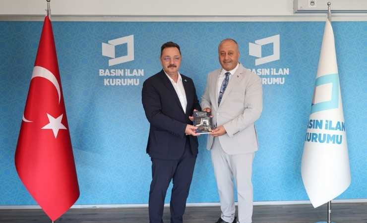 TİMBİR'den Basın İlan Kurumu Ankara Bölge Müdürü Atakan Çelik'e ziyaret