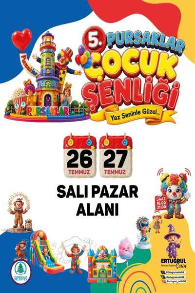Başkan Ertuğrul Çetin'den 5. Pursaklar Çocuk Şenliği’ne davet