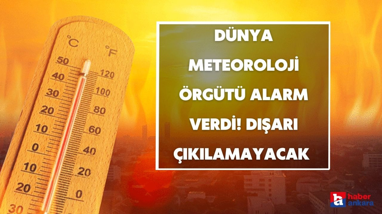 Dünya Meteoroloji Örgütü alarm verdi! Sıcaklık rekorları tazelenecek bunun eşi benzeri görülmedi aman dikkat