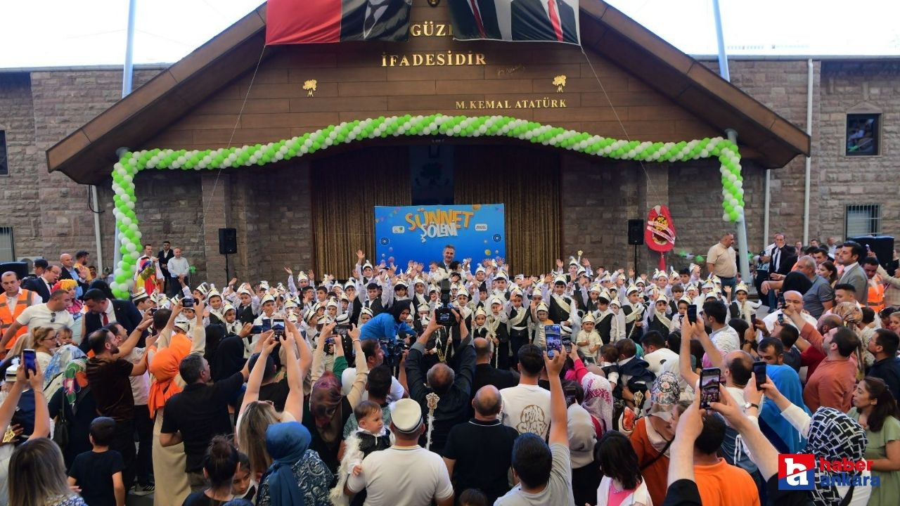 Ankara'da Mamak Belediyesinden Sünnet Şöleni!