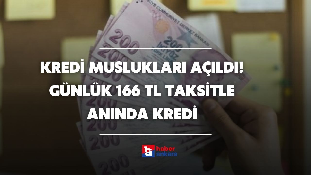 İhtiyaç kredisi muslukları açıldı hemen başvurunuzu yapın! Denizbank'tan günlük 166 TL taksitle anında kredi