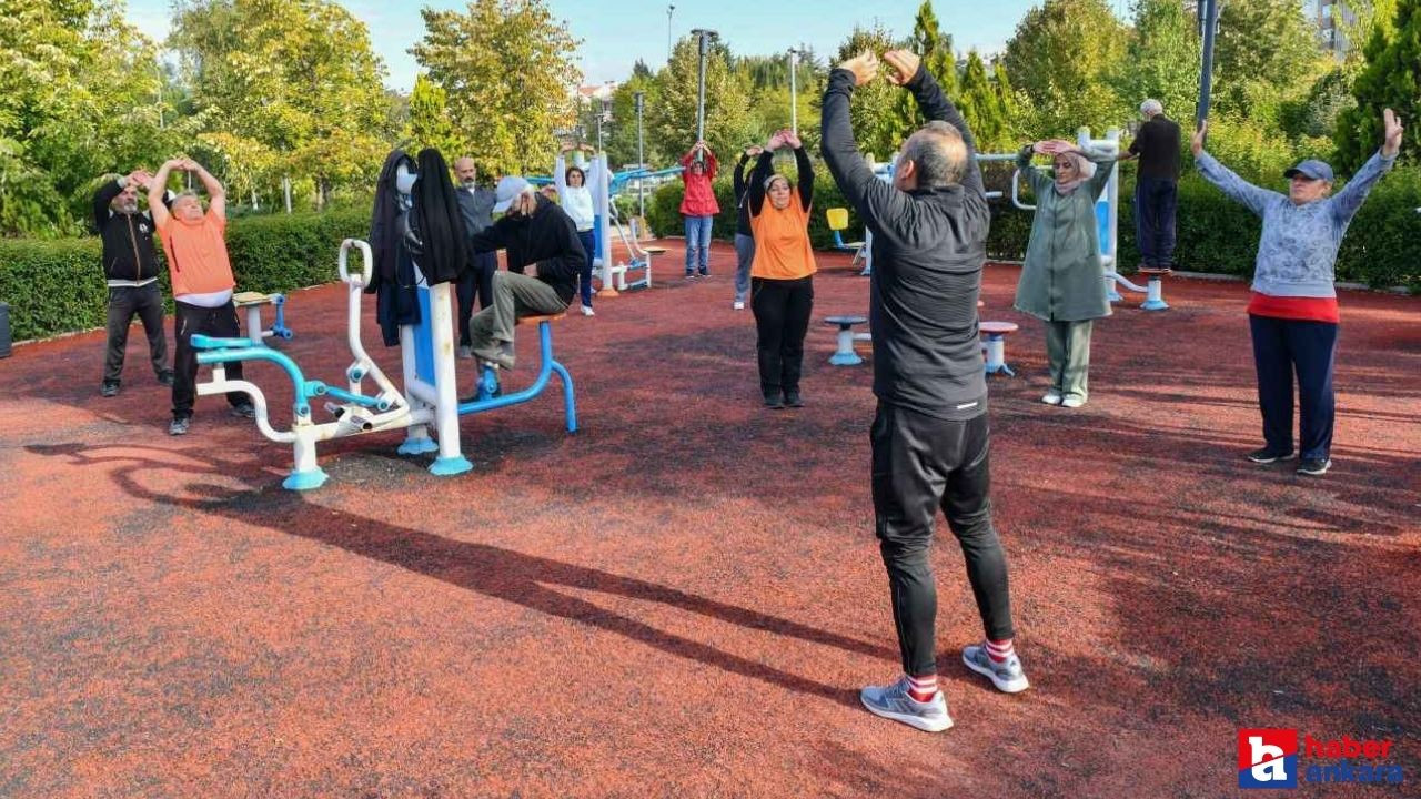 Ankara Büyükşehir Belediyesi parklarda spor etkinliklerine yeniden başlıyor