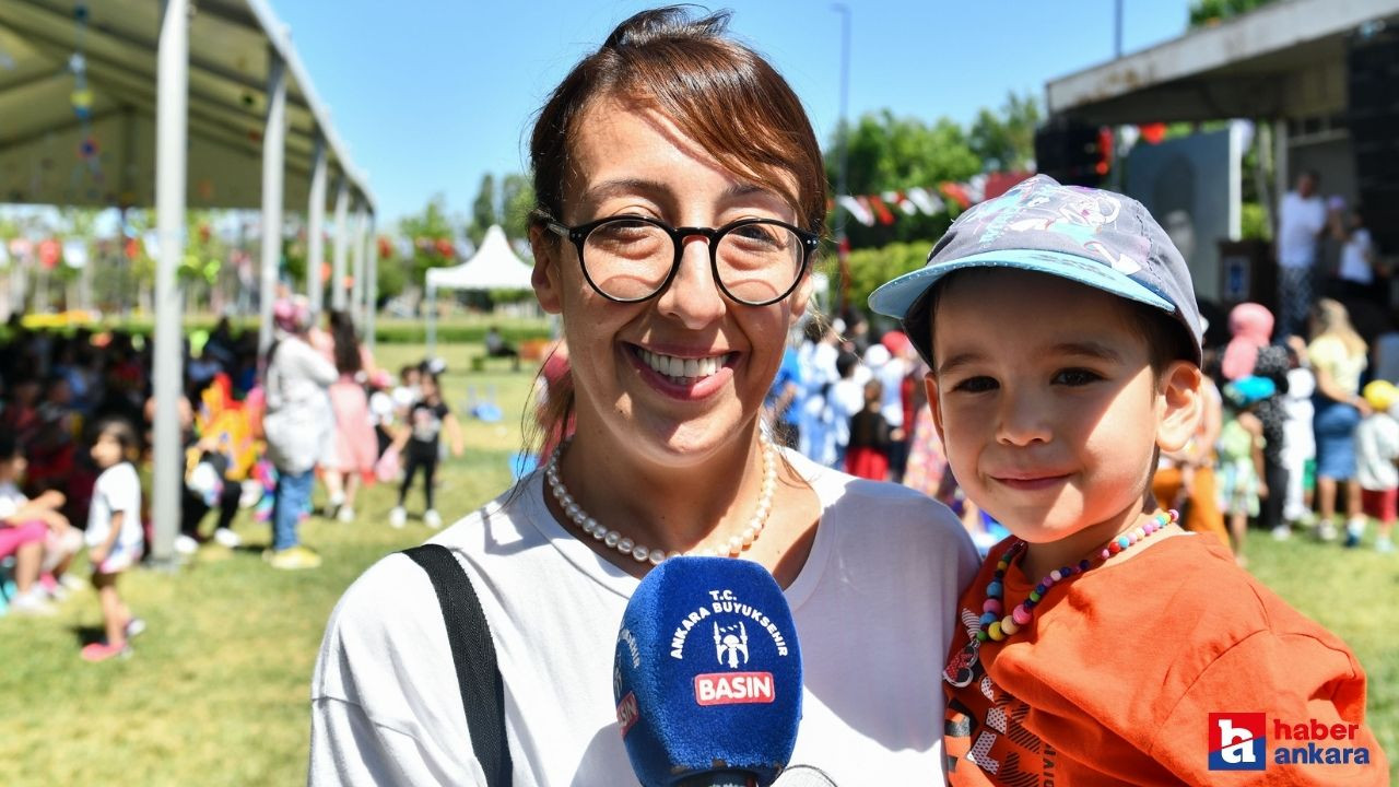 Ankara Büyükşehir Belediyesi çocuklar için Erken Öğrenme Festivali düzenledi