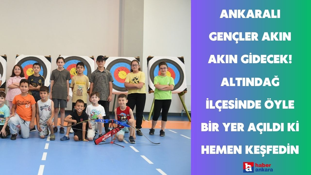 Ankaralılar buraya akın akın gidecek! Altındağ ilçesinde öyle bir yer açıldı ki gençlerin uğrak noktası olacak