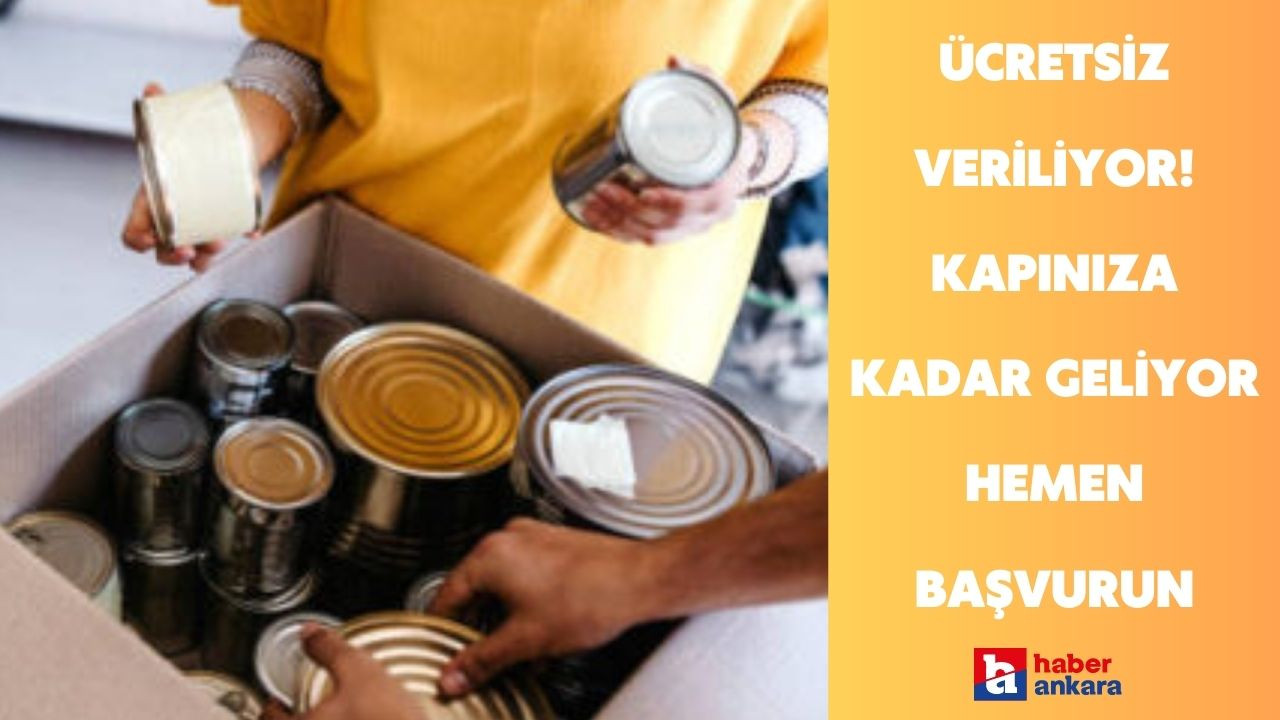 Tüm Ankaralılara ücretsiz veriliyor! Resmen kapınıza kadar geliyor hemen başvurunuzu yapın