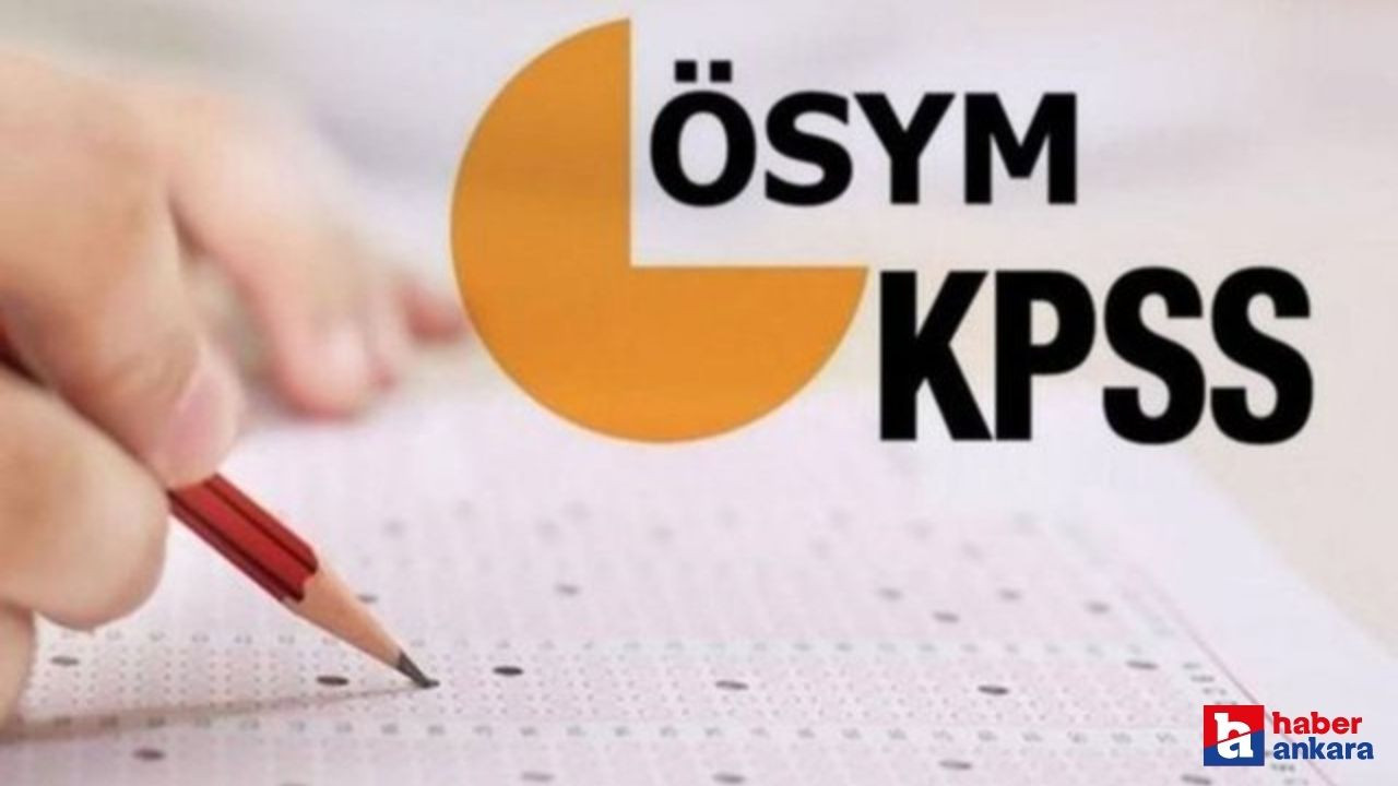 ÖSYM sınav takvimi açıklandı! KPSS Öğretmenlik Alan Bilgisi sınavının detayları belli oldu!