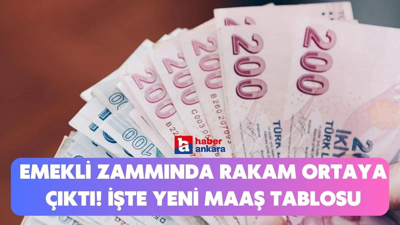 Emekli zammında rakam ortaya çıktı! Ek zam için sinyal verildi rakamlar yükseliyor işte yeni maaş tablosu