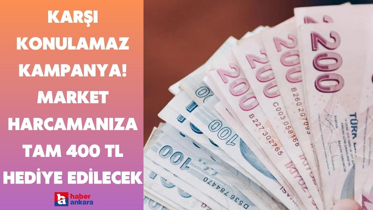 İş Bankası'ndan karşı konulamaz kampanya! Market harcamanıza tam 400 TL hediye edilecek