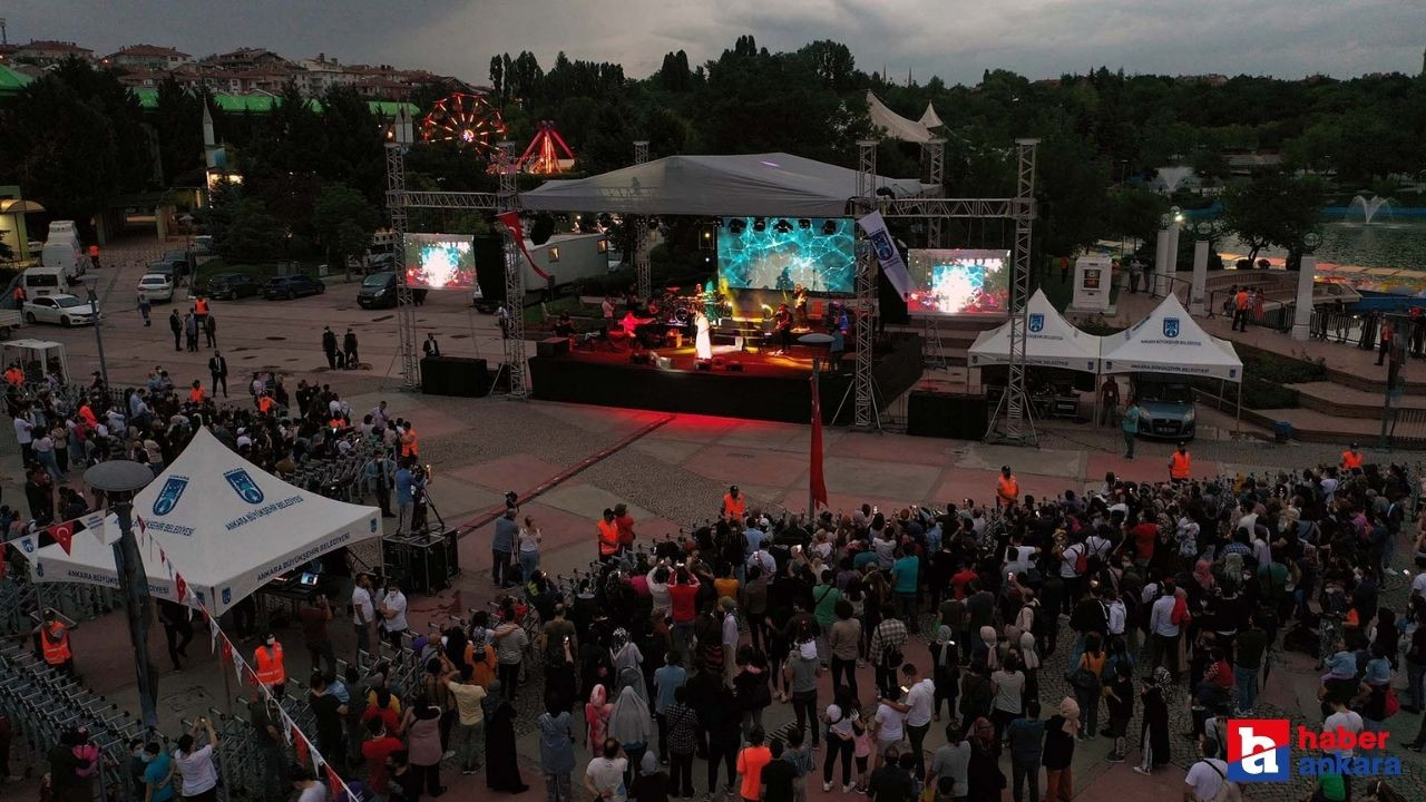 Ankara Büyükşehir Belediyesi'ne ait parklarda konser programları devam ediyor! İşte Ağustos 2023 konser takvimi