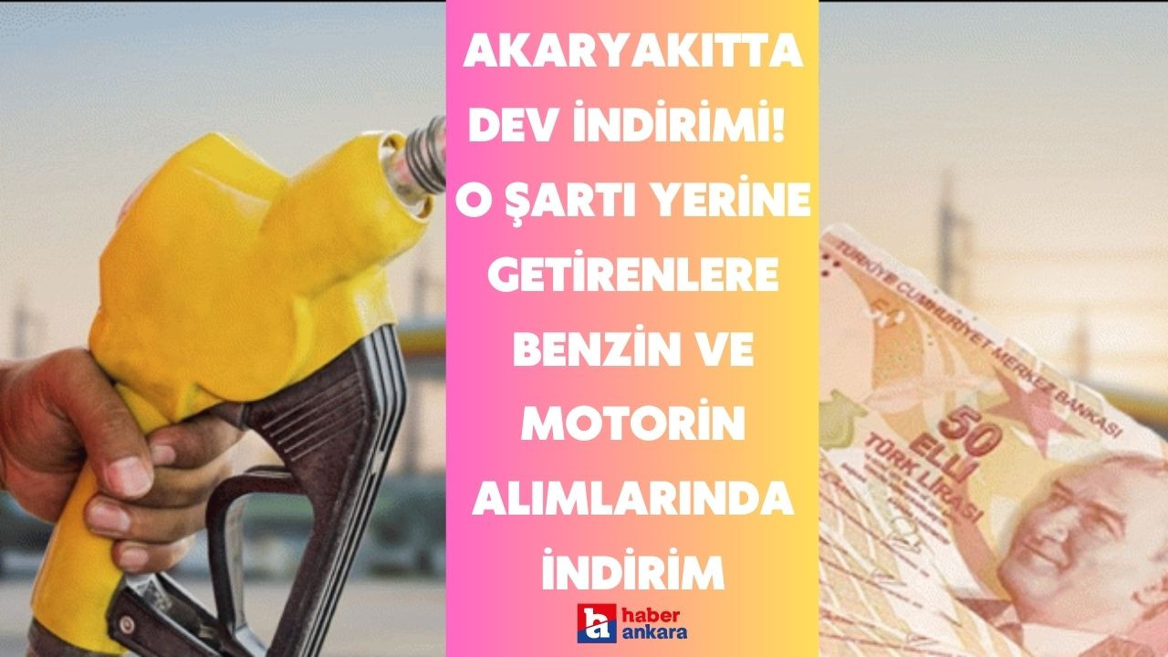 Dev akaryakıt indirimi başladı! CarrefourSA'da o şartı yerine getirenlere benzin ve motorin alımlarında indirim