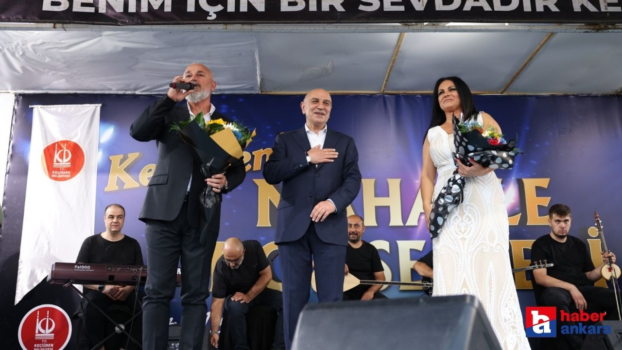 Ankara Keçiören Belediyesi'nin düzenlediği Mahalle Konserlerinde ilçe sakinlerinin kulaklarının pası silindi